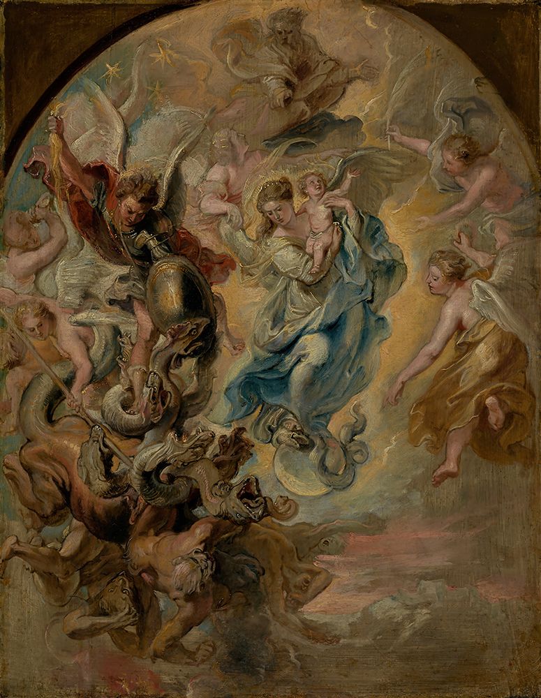 The Virgin as the Woman of the Apocalypse 1623 art print by Peter Paul Rubens for $57.95 CAD