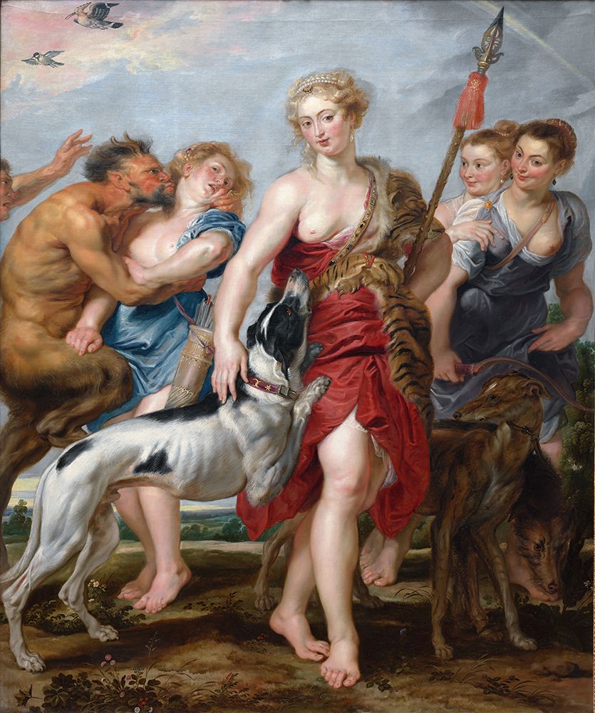 Diana and Her Nymphs on the Hunt 1615 art print by Peter Paul Rubens for $57.95 CAD