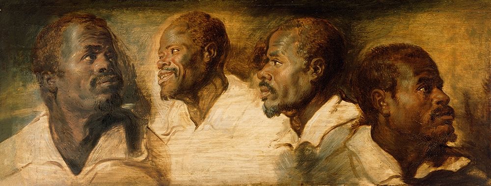Four Studies of a Male Head art print by Peter Paul Rubens for $57.95 CAD