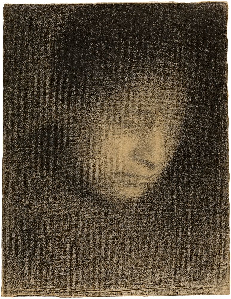 Madame Seurat, the Artists Mother (Madame Seurat, mere) art print by Georges Seurat for $57.95 CAD
