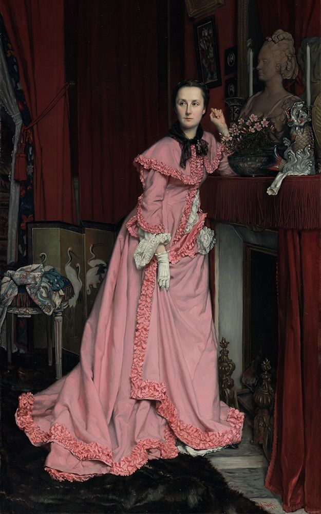 Portrait of the Marquise de Miramon, nee, Therese Feuillant art print by Jacques Joseph Tissot for $57.95 CAD