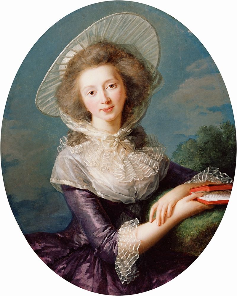 The Vicomtesse de Vaudreuil art print by Elisabeth Vigee Le Brun for $57.95 CAD
