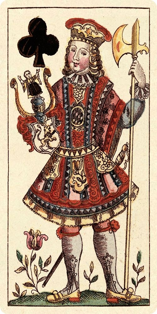 Knave of Clubs (Bauern Hochzeit Deck) art print by Andreas Benedictus Gobl for $57.95 CAD