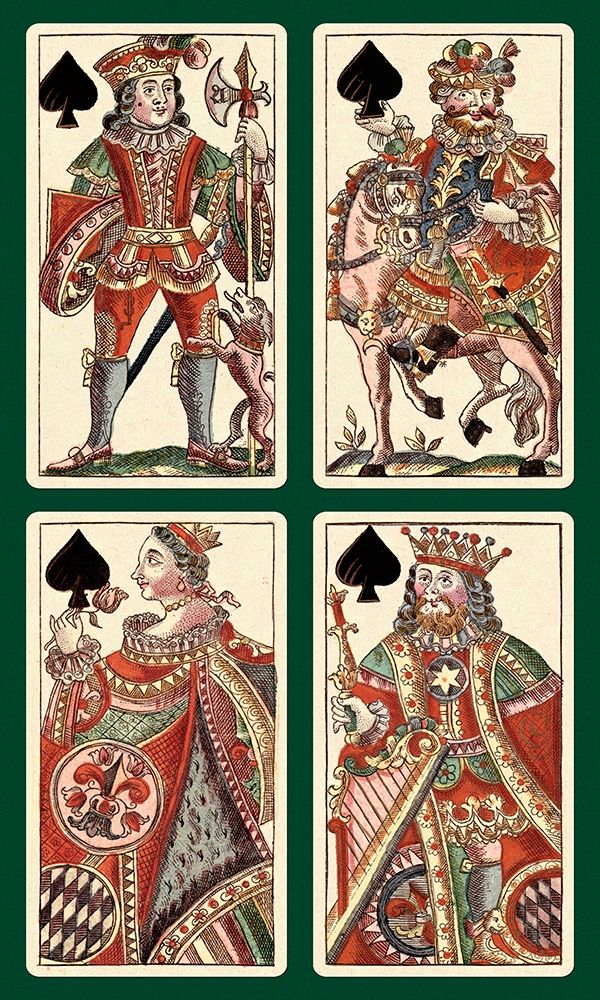 Spades (Bauern Hochzeit Deck) art print by Andreas Benedictus Gobl for $57.95 CAD