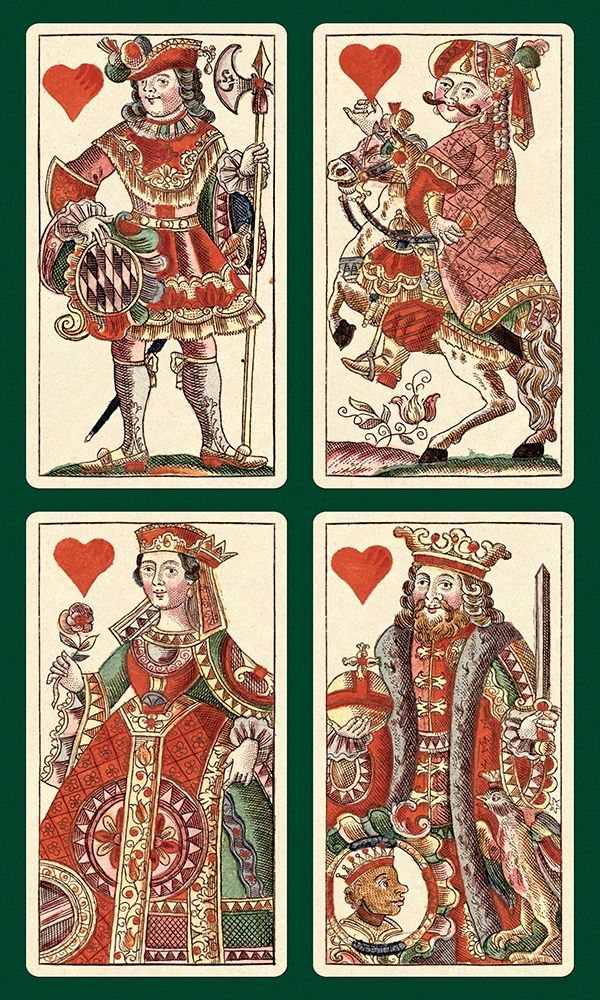 Hearts (Bauern Hochzeit Deck) art print by Andreas Benedictus Gobl for $57.95 CAD