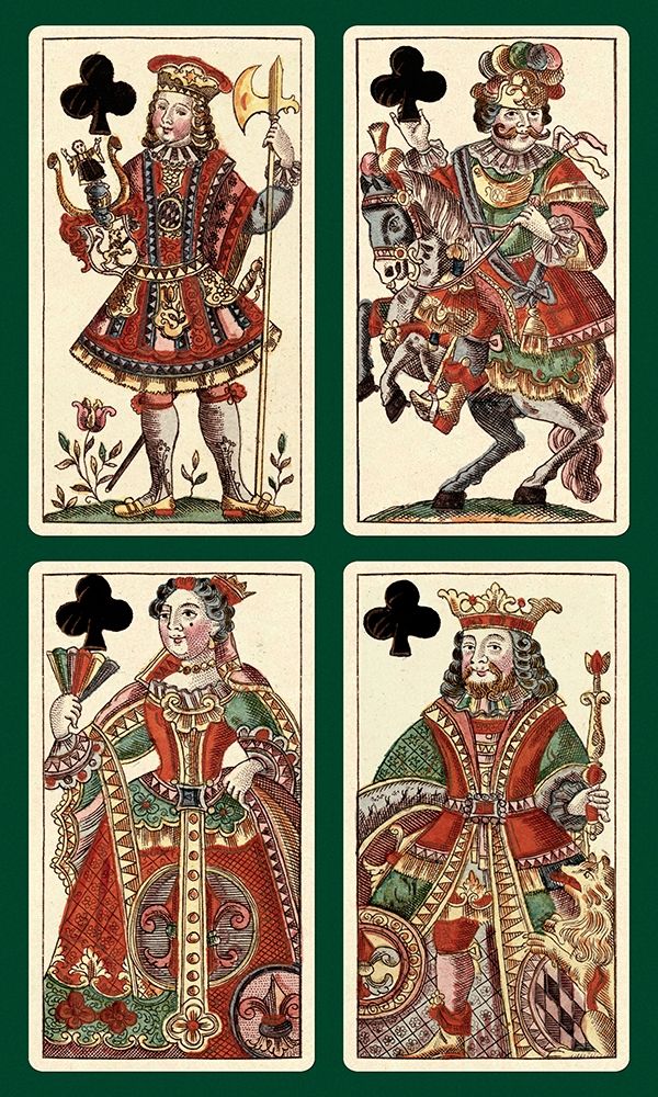 Clubs (Bauern Hochzeit Deck) art print by Andreas Benedictus Gobl for $57.95 CAD