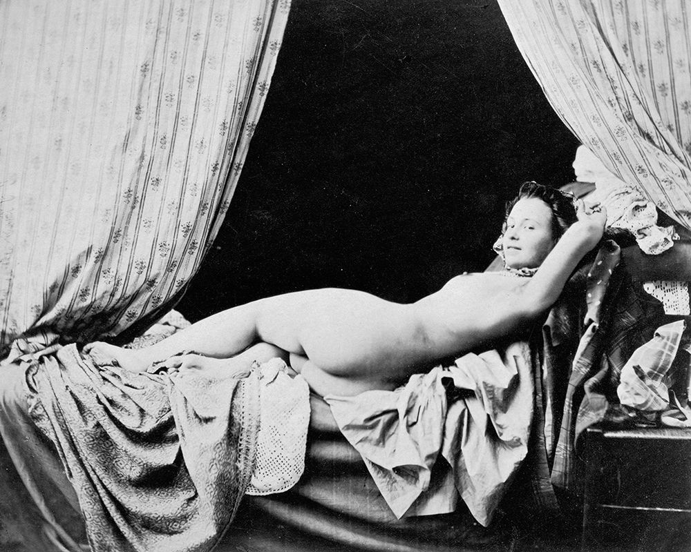 Female Nude, 1856 art print by Felix Jacques Moulin for $57.95 CAD