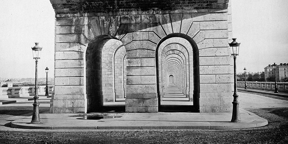 Paris, 1860s - Pont du Point du Jour art print by Auguste Hippolyte Collard for $57.95 CAD