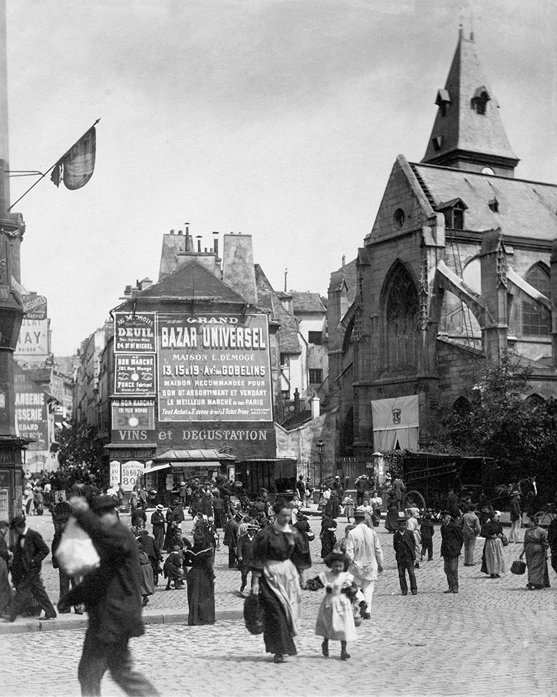 Paris, 1898-1900 - Place Saint-Medard art print by Eugene Atget for $57.95 CAD
