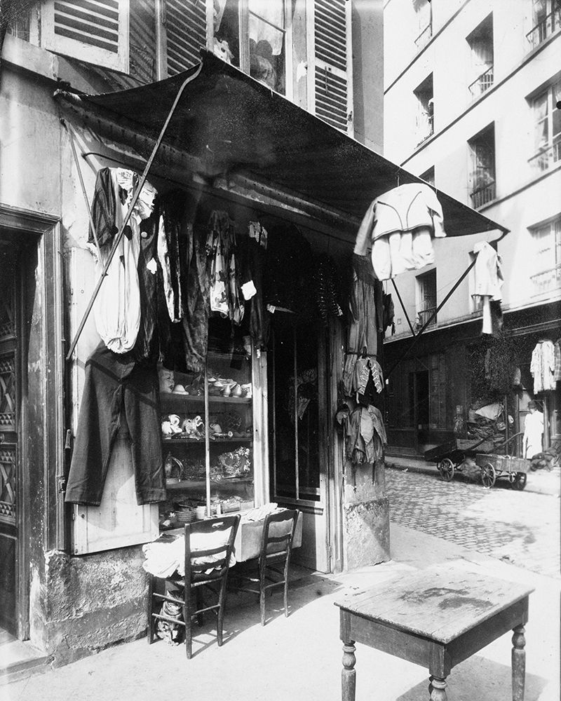 Paris, 1911 - Costume Shop, rue de la Corderie art print by Eugene Atget for $57.95 CAD