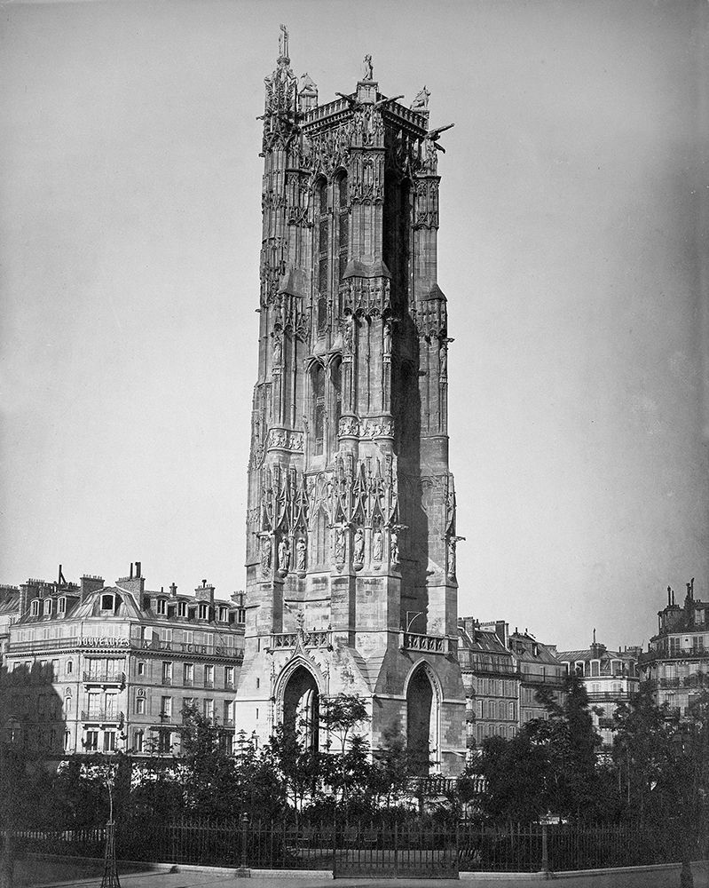 Paris, 1857-1859 - The Tour St. Jacques art print by Gustave Le Gray for $57.95 CAD
