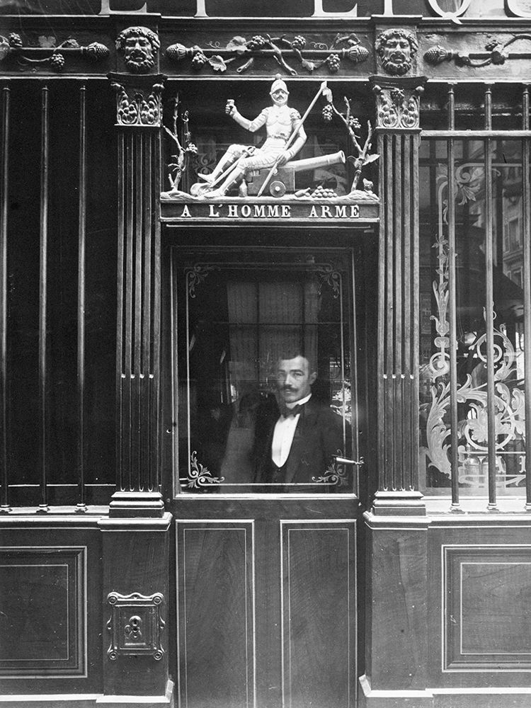 Paris, 1900 - Restaurant, rue des Blancs Manteaux art print by Eugene Atget for $57.95 CAD