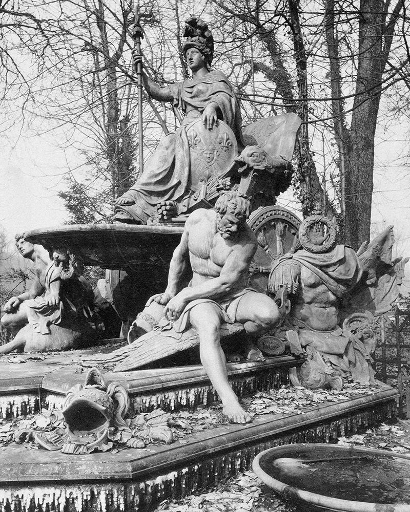 Versailles, 1904 - France Triumphant by Jean-Baptiste Tuby art print by Eugene Atget for $57.95 CAD