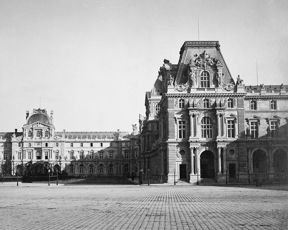 Paris, 1859 - Mollien Pavilion, the Louvre art print by Gustave Le Gray for $57.95 CAD