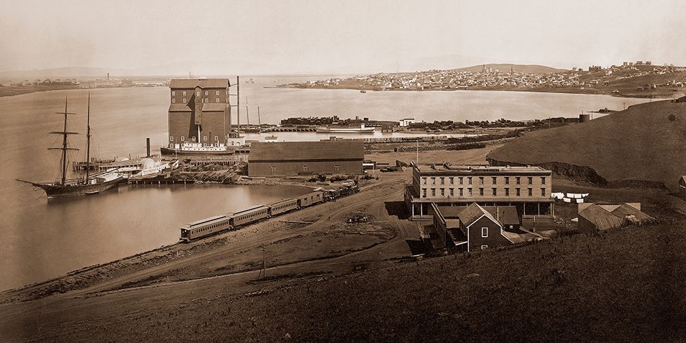 City of Vallejo, California, from South Vallejo, 1870 art print by Carleton Watkins for $57.95 CAD