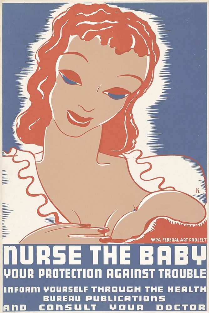 Nurse the baby. Your protection against trouble art print by Erik-Hans Krause for $57.95 CAD