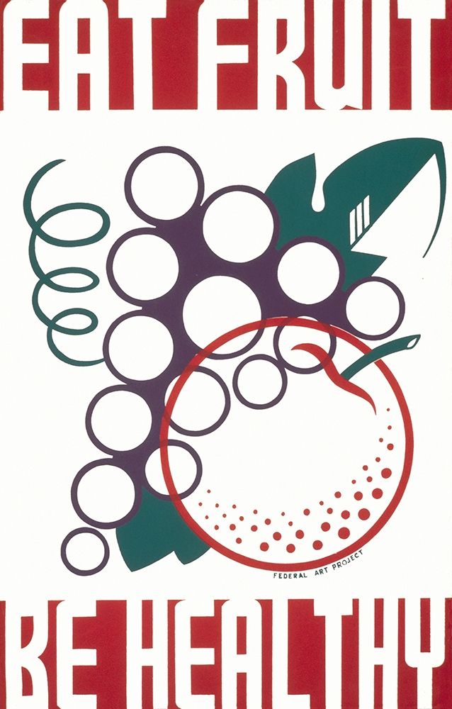 Eat fruit - be healthy art print by WPA for $57.95 CAD