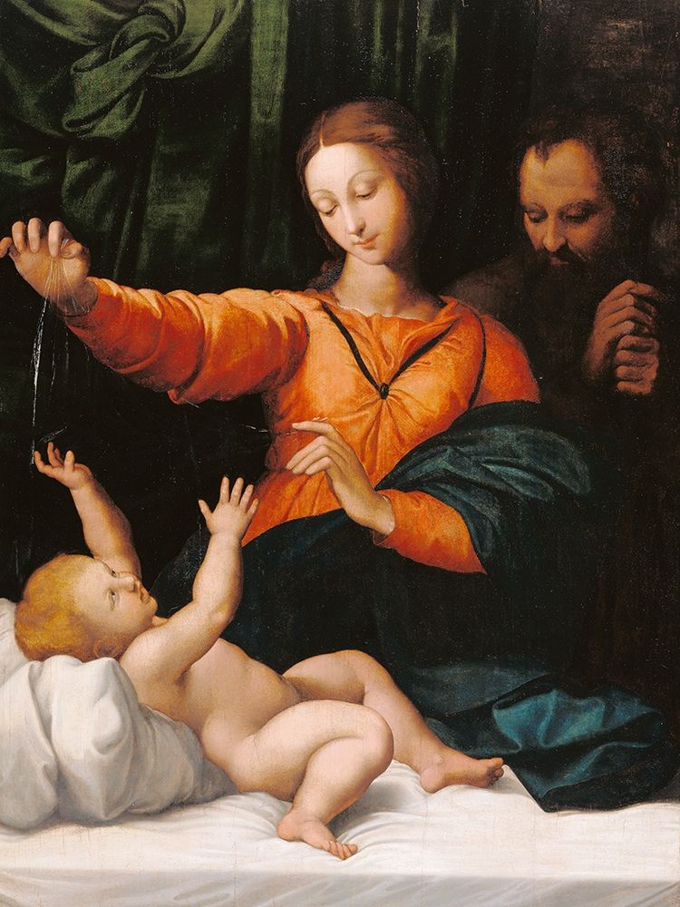 The Holy Family (The Madonna del Velo; Madonna di Loreto) art print by Unknown for $57.95 CAD