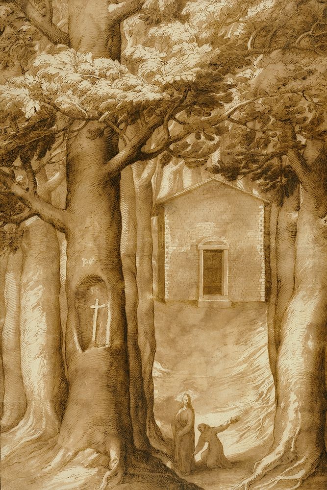La Verna: The Chapel of the Blessed Giovanni della Verna art print by Jacopo Ligozzi for $57.95 CAD