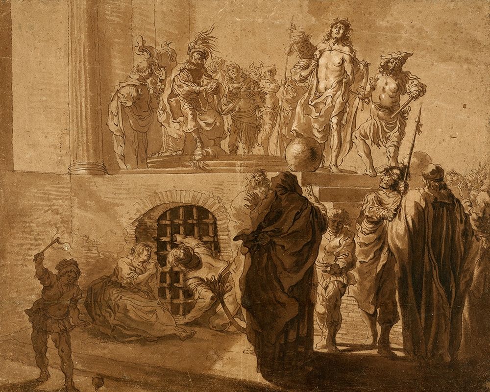 Christ Before Pilate art print by Nikolaus Knupfer for $57.95 CAD
