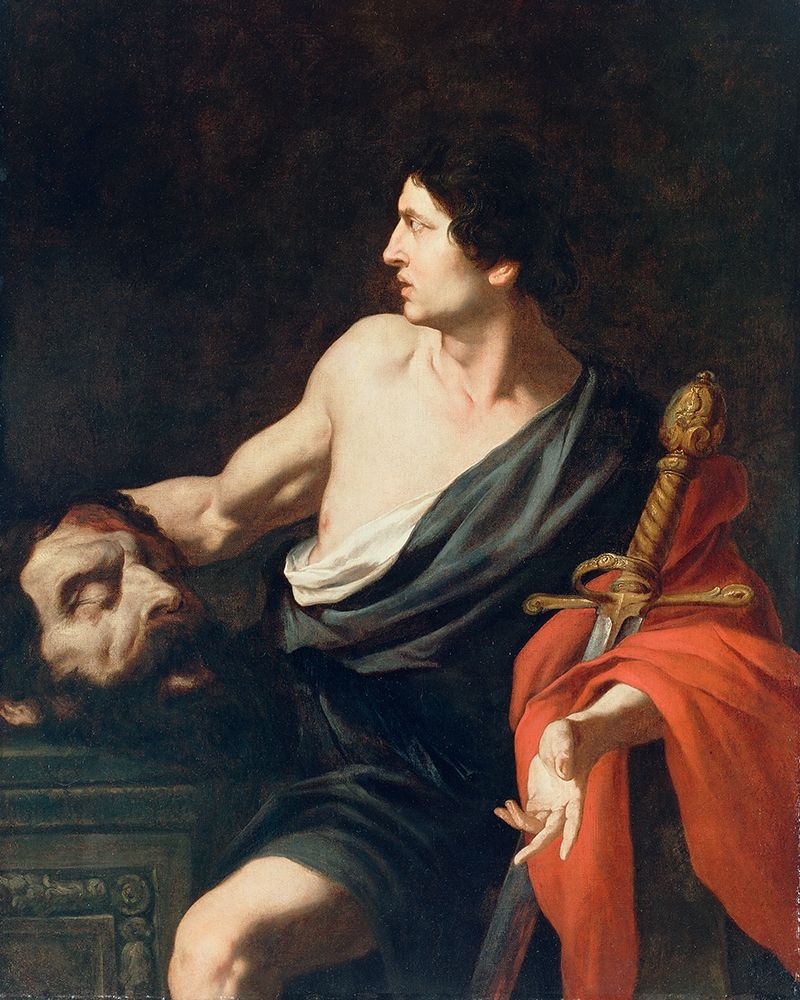 David with the Head of Goliath art print by Pietro Novelli for $57.95 CAD