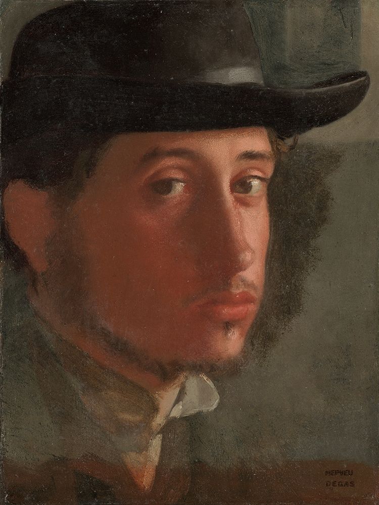 Self-portrait art print by Edgar Degas for $57.95 CAD