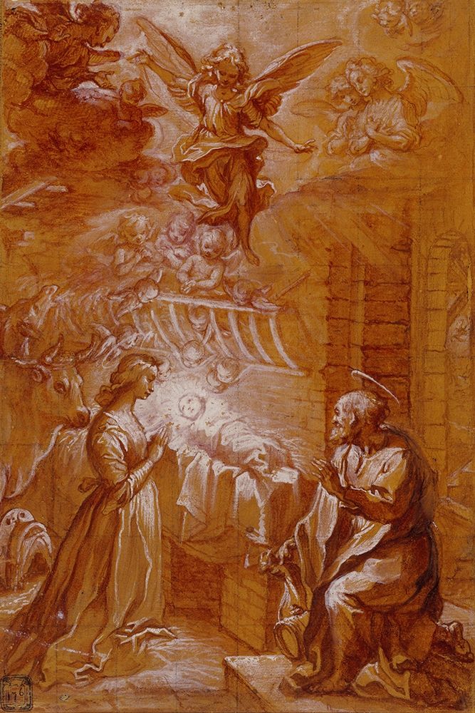 The Nativity art print by Francesco Vanni for $57.95 CAD