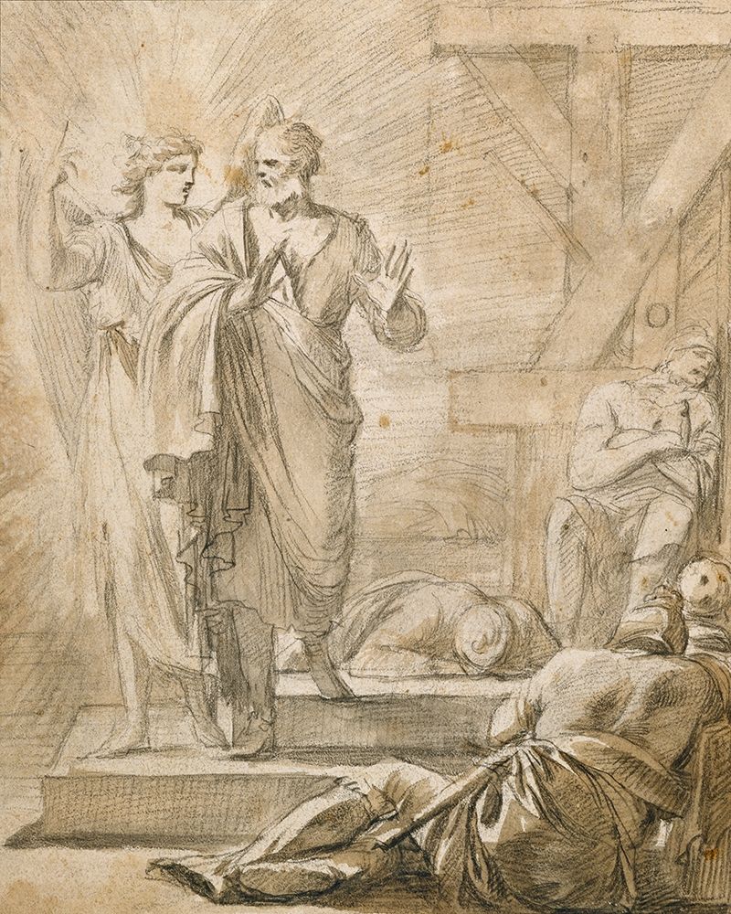 The Liberation of Saint Peter art print by Laurent de La Hyre for $57.95 CAD