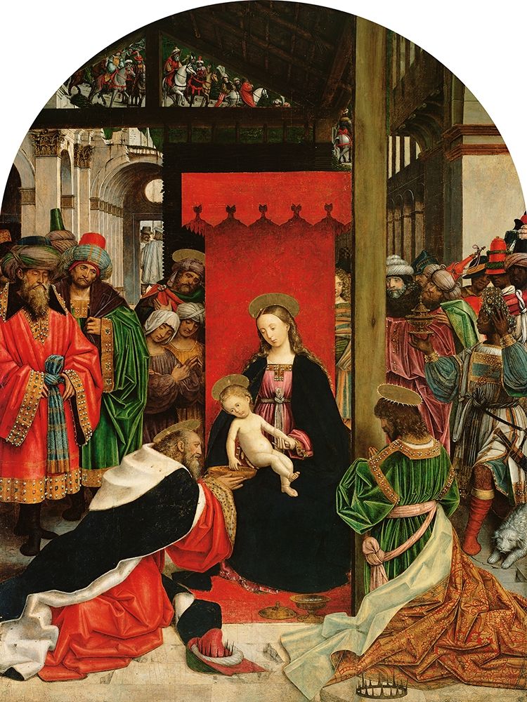 Adoration of the Magi art print by Defendente Ferrari for $57.95 CAD