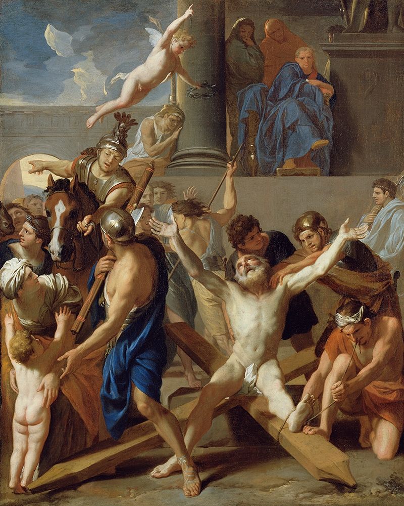 The Martyrdom of St. Andrew art print by Charles Le Brun for $57.95 CAD