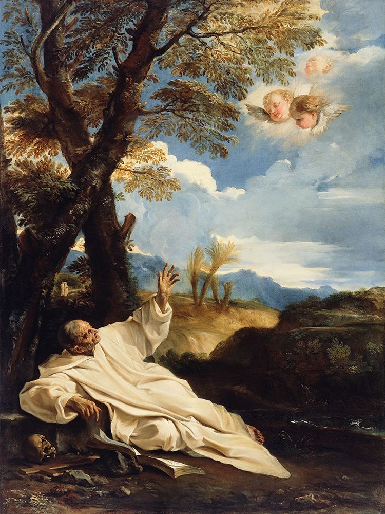 The Vision of Saint Bruno art print by Pier Francesco Mola for $57.95 CAD