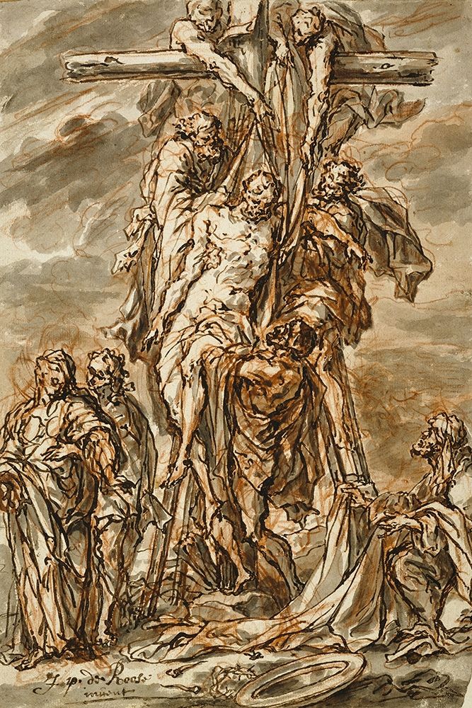 Descent from the Cross art print by Phillip Roos for $57.95 CAD