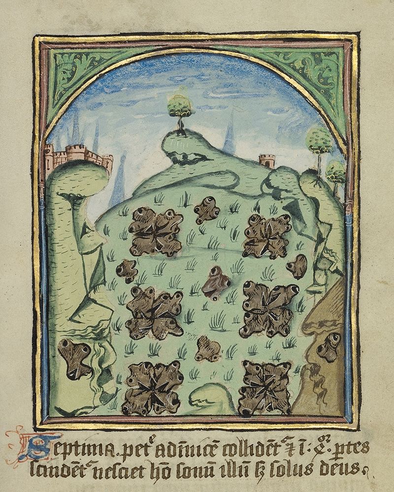 The Seventh Sign before the Day of Judgement art print by Unknown 12th Century English Illuminator for $57.95 CAD