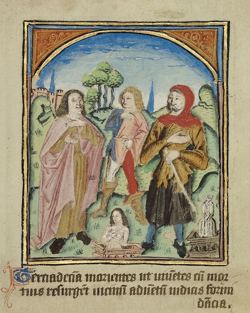 The Thirteenth Sign before the Day of Judgement art print by Unknown 12th Century English Illuminator for $57.95 CAD
