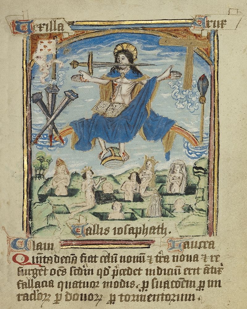The Fifteenth and Final Sign before the Day of Judgement art print by Unknown 12th Century English Illuminator for $57.95 CAD