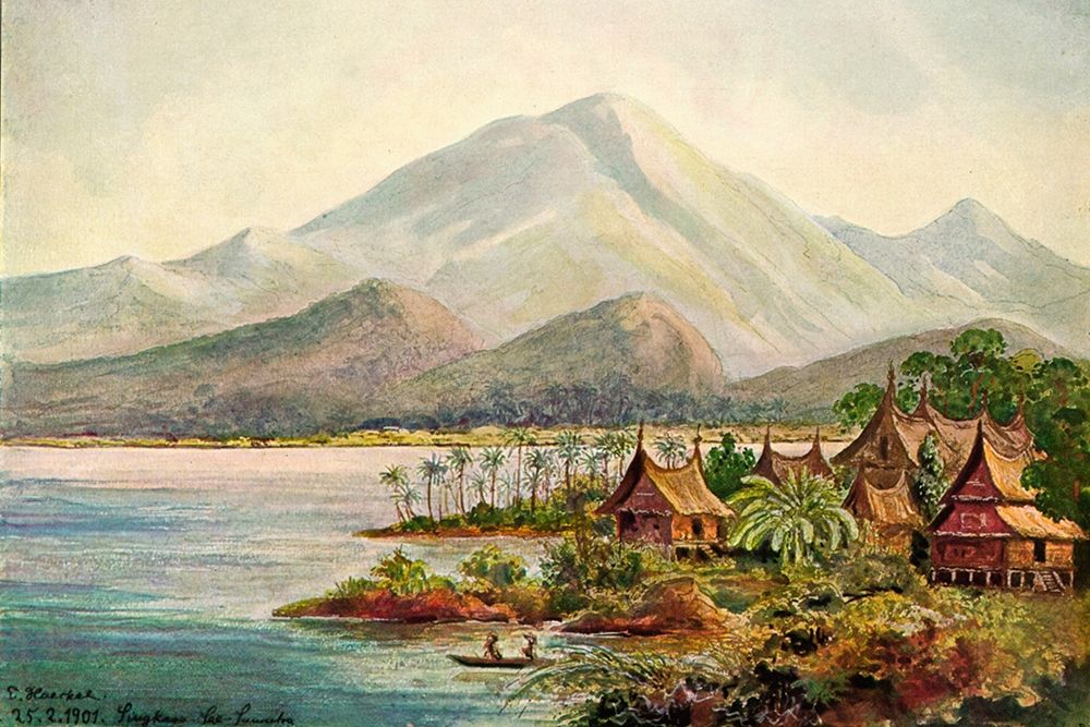 Singkara-See, Padanger Hochland, Sumatra art print by Ernst Haeckel for $57.95 CAD