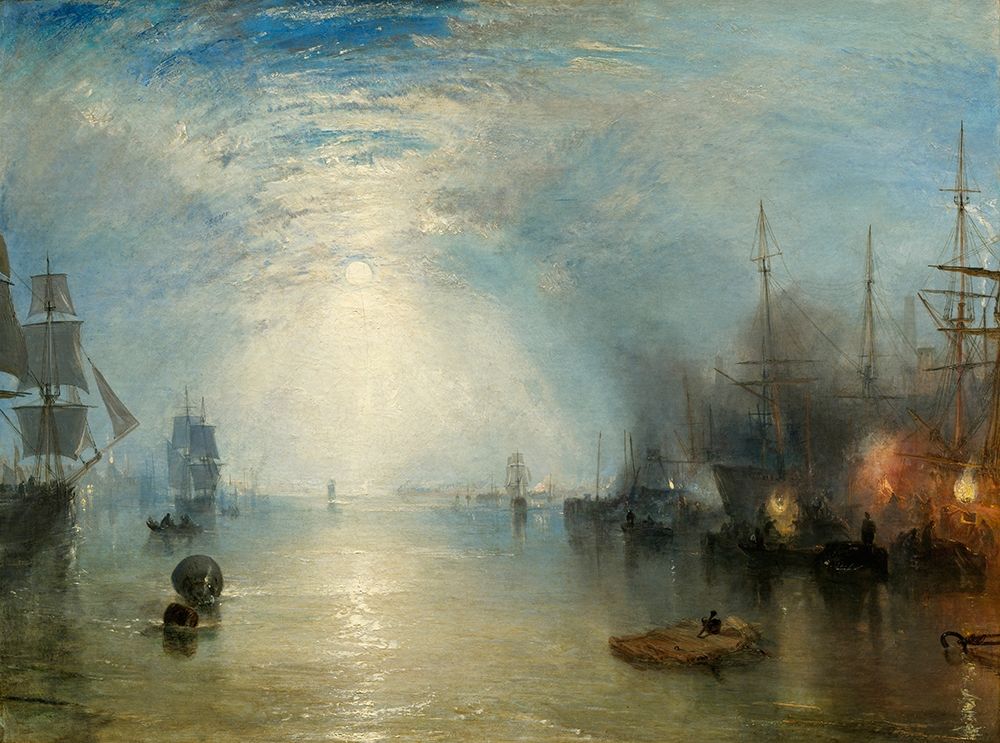 Keelmen Heaving in Coals by Moonlight, 1835 art print by Joseph Mallord for $57.95 CAD