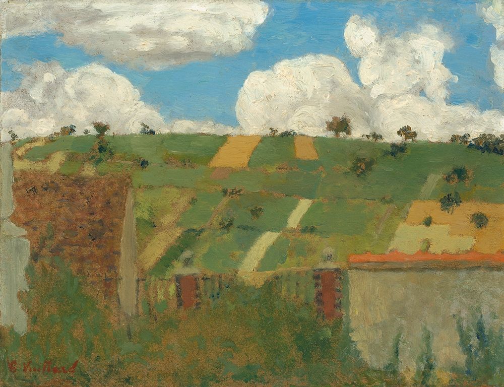 Landscape of the Ile-de-France, 1894 art print by Edouard Vuillard for $57.95 CAD