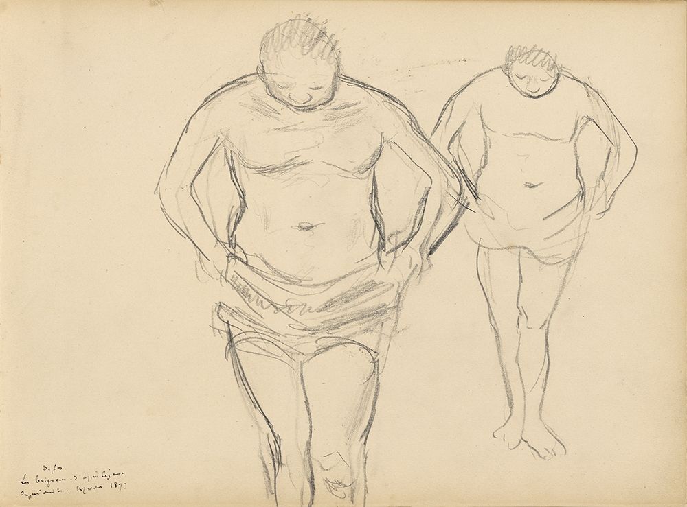 Copies of Cezannes Bathers art print by Edgar Degas for $57.95 CAD