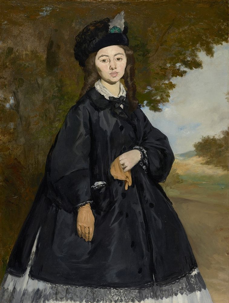 Portrait of Madame Brunet art print by Edouard Manet for $57.95 CAD