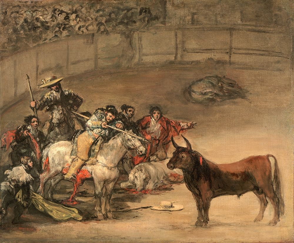 Bullfight, Suerte de Varas art print by Francisco Goya for $57.95 CAD