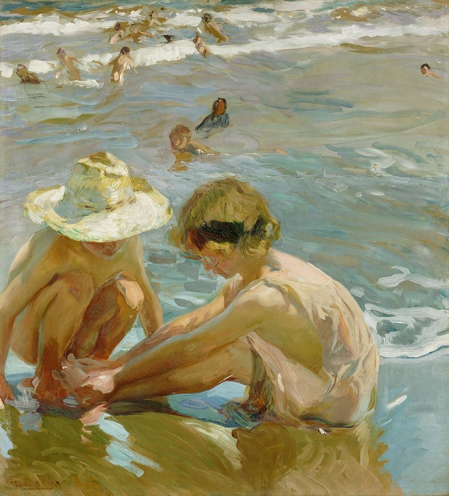 The Wounded Foot art print by Joaquin Sorolla Y Bastida for $57.95 CAD