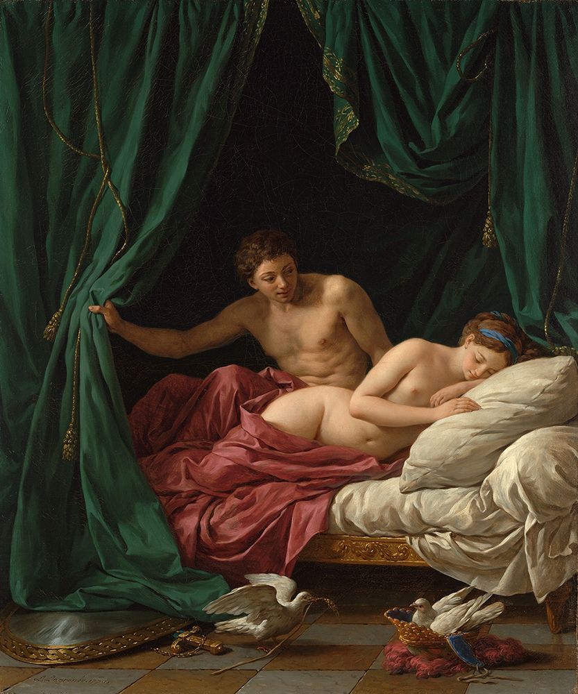 Mars and Venus, Allegory of Peace (Mars et Venus, allegorie sur la Paix) art print by Louis Jean Francois Lagrenee for $57.95 CAD