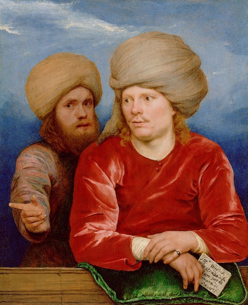 Double Portrait art print by Michael Sweerts for $57.95 CAD