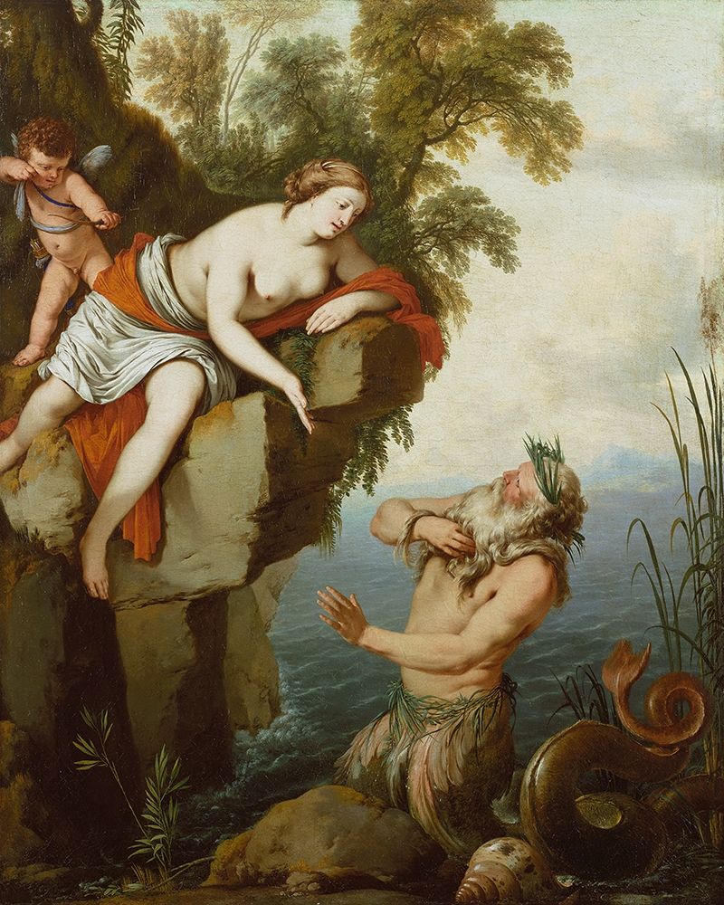 Glaucus and Scylla art print by Laurent de La Hyre for $57.95 CAD