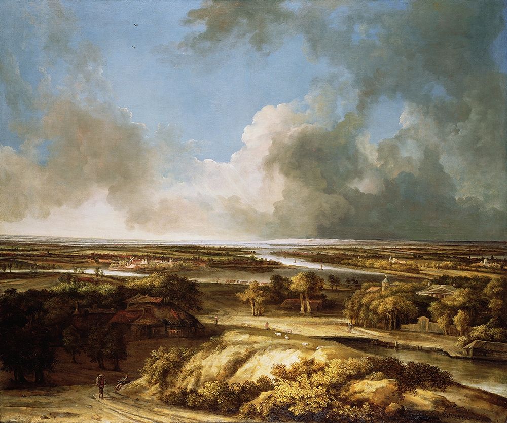 A Panoramic Landscape art print by Philips Koninck for $57.95 CAD