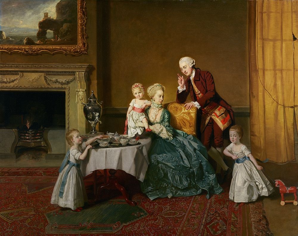 John, Fourteenth Lord Willoughby de Broke, and his Family art print by Johann Zoffany for $57.95 CAD