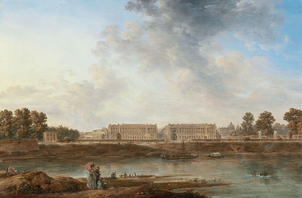 A View of Place Louis XV art print by Alexandre-Jean Noel for $57.95 CAD