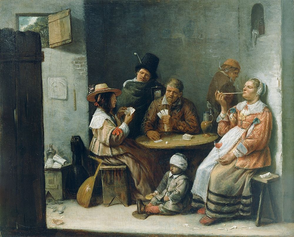 Card Players art print by Josse van Craesbeeck for $57.95 CAD