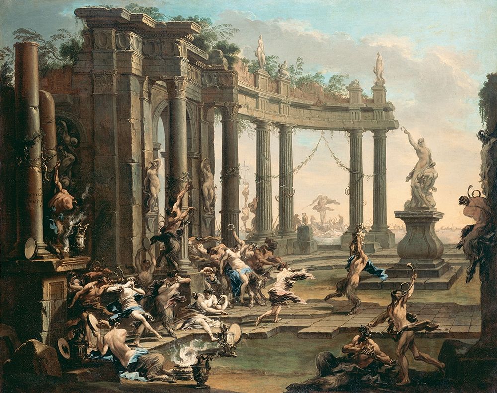 Bacchanale art print by Alessandro Magnasco for $57.95 CAD